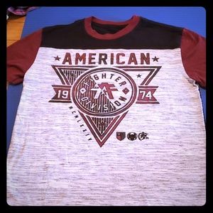 American fighter kids shirt